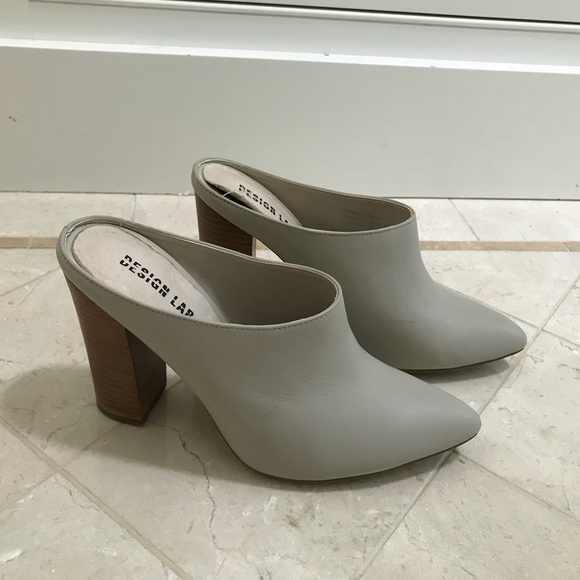 Design Lab Leather Mules - Size 7.5 - Picture 3 of 6